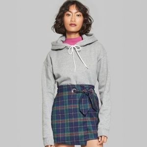Cropped Gray Hoodie